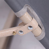 Camp Furniture: Reclining Sun Beach Deck Lounge Chair Outdoor Folding Camping Fishing Arm Rest - grey