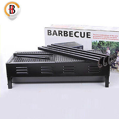 BBQ Tools: Portable Outdoor Mangal BBQ Grill Charcoal Shish Kebab Shashly Picnic Camping