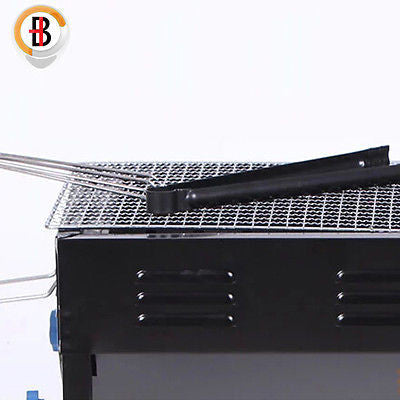 BBQ Tools: Portable Outdoor Mangal BBQ Grill Charcoal Shish Kebab Shashly Picnic Camping