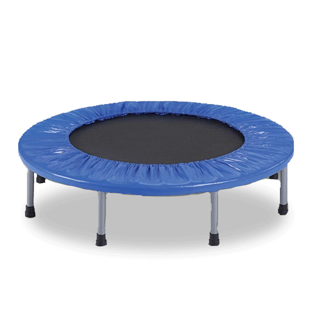 Basketball & Basketball Accessories: 38" Mini Trampoline Jogger Rebounder Home Gym Workout Fitness Blue