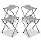 Outdoor Sofas & Lounge Sets: Portable Folding Picnic Camping Set BBQ Party Aluminium Table 4 Foldable Chairs