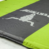 Inflatable Mattresses: Double Self Inflating Mattress Sleeping Mat Air Bed Camping Camp Hiking Joinable - green