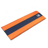 Inflatable Mattresses: Self Inflating Mattress Sleeping Mat Air Bed Camping Camp Hiking Joinable Single - orange