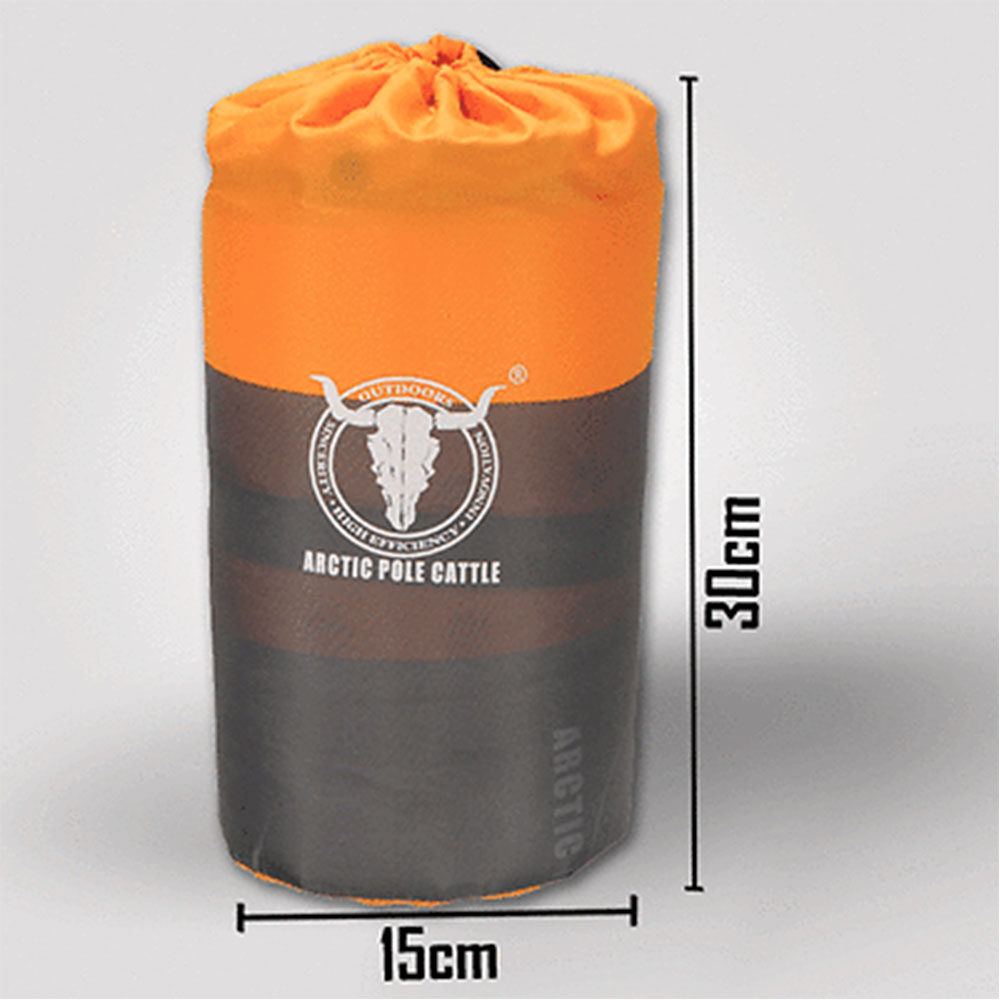 Inflatable Mattresses: Self Inflating Mattress Sleeping Mat Air Bed Camping Camp Hiking Joinable Single - orange