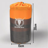 Inflatable Mattresses: Self Inflating Mattress Sleeping Mat Air Bed Camping Camp Hiking Joinable Single - orange