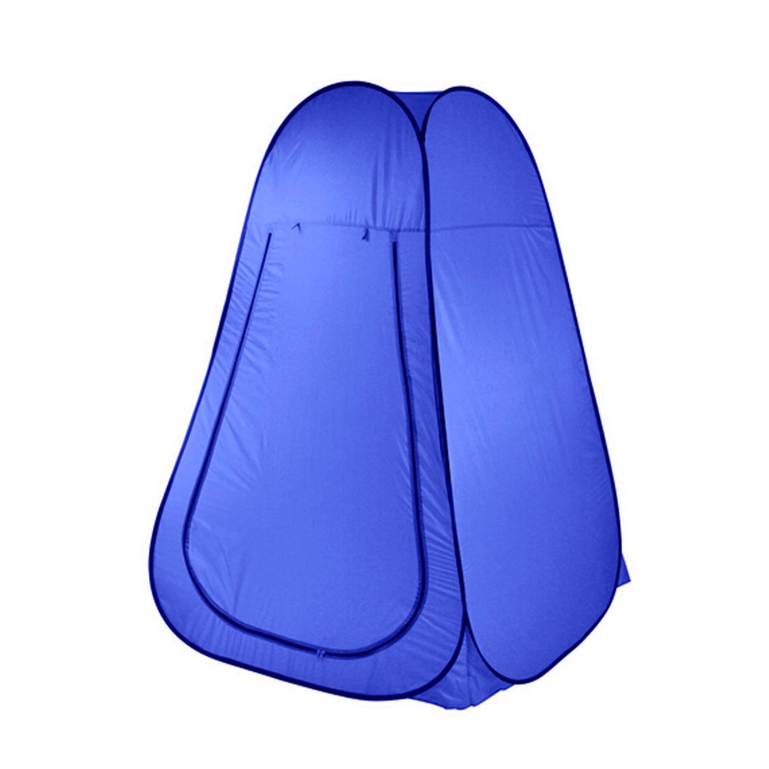 Tents: Pop Up  Portable Privacy Shower room Tent &20L Outdoor Camping Water Bag Camp Set - blue