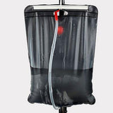 Tents: Pop Up  Portable Privacy Shower room Tent &20L Outdoor Camping Water Bag Camp Set - blue