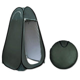Portable Toilets & Showers: Pop Up Camping Shower Toilet Tent Outdoor Privacy Portable Change Room Shelter Silver Linen - green