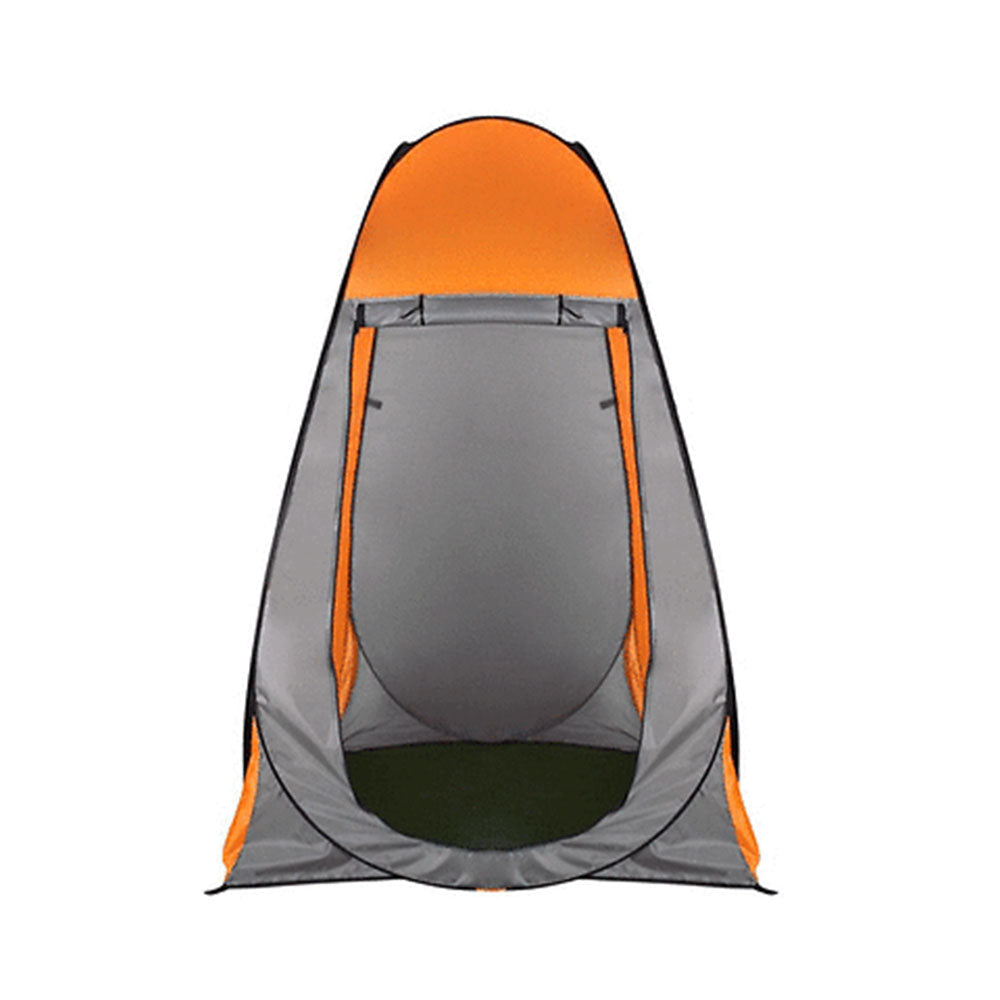 Tents: Pop Up Portable Privacy Shower room Tent &20L Outdoor Camping Water Bag Camp Set - orange