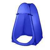 Portable Toilets & Showers: Pop Up Camping Shower Toilet Tent Outdoor Privacy Portable Change Room Shelter - blue