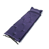 Inflatable Mattresses: Self Inflating Mattress Camping Hiking Airbed Mat Sleeping with Pillow Bag Camp- navy