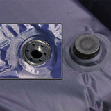 Inflatable Mattresses: Self Inflating Mattress Camping Hiking Airbed Mat Sleeping with Pillow Bag Camp- navy