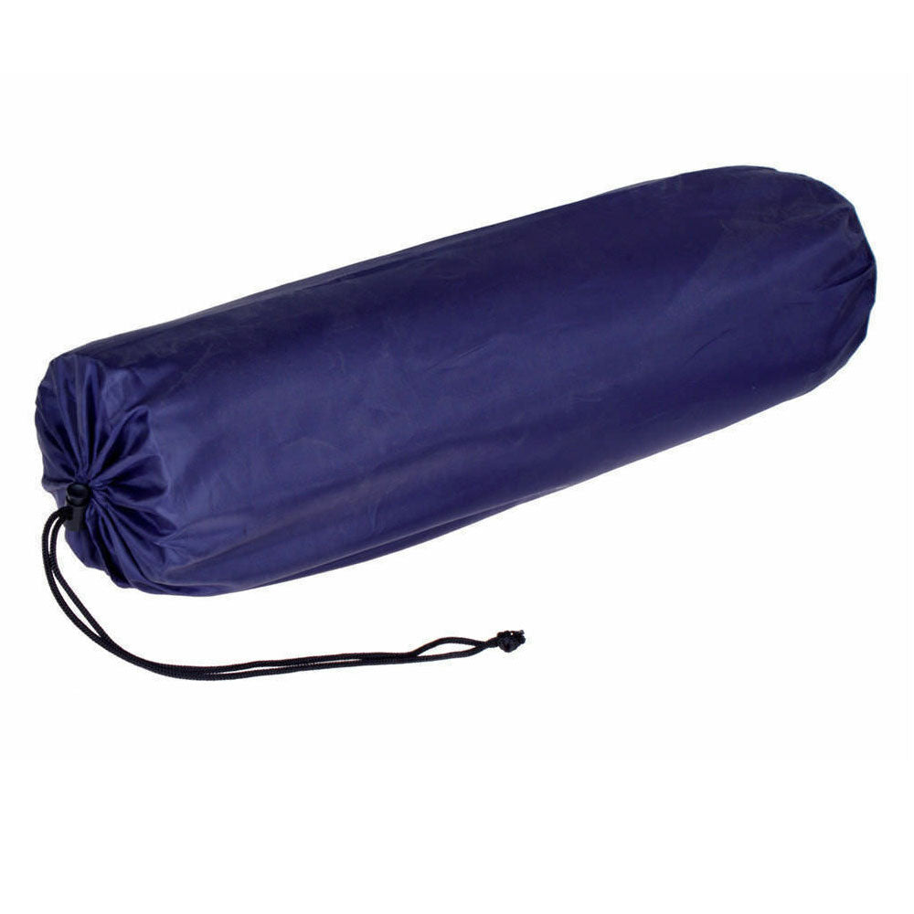 Inflatable Mattresses: Self Inflating Mattress Camping Hiking Airbed Mat Sleeping with Pillow Bag Camp- navy
