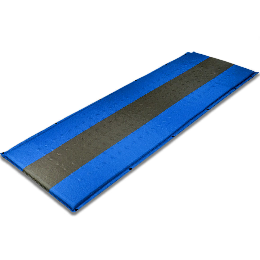 Inflatable Mattresses: Self Inflating Mattress Sleeping Pad Mat Air Bed Camping Camp Hiking Joinable - blue