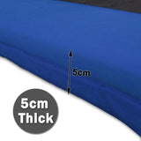 Inflatable Mattresses: Self Inflating Mattress Sleeping Pad Mat Air Bed Camping Camp Hiking Joinable - blue