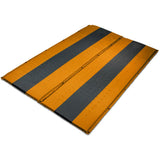 Inflatable Mattresses: Double Self Inflating Mattress Sleeping Mat Air Bed Camping Hiking Joinable - orange