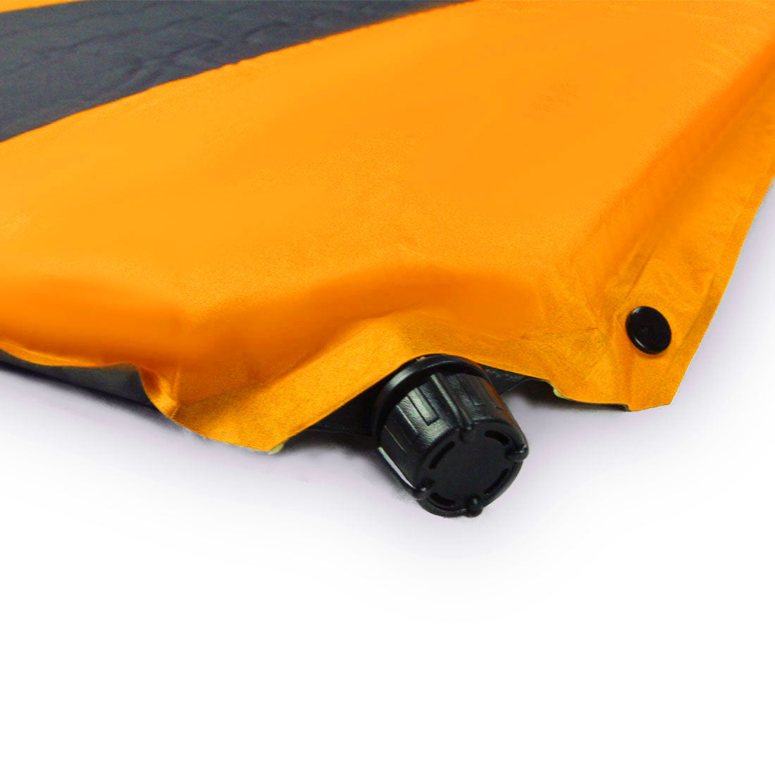 Inflatable Mattresses: Double Self Inflating Mattress Sleeping Mat Air Bed Camping Hiking Joinable - orange