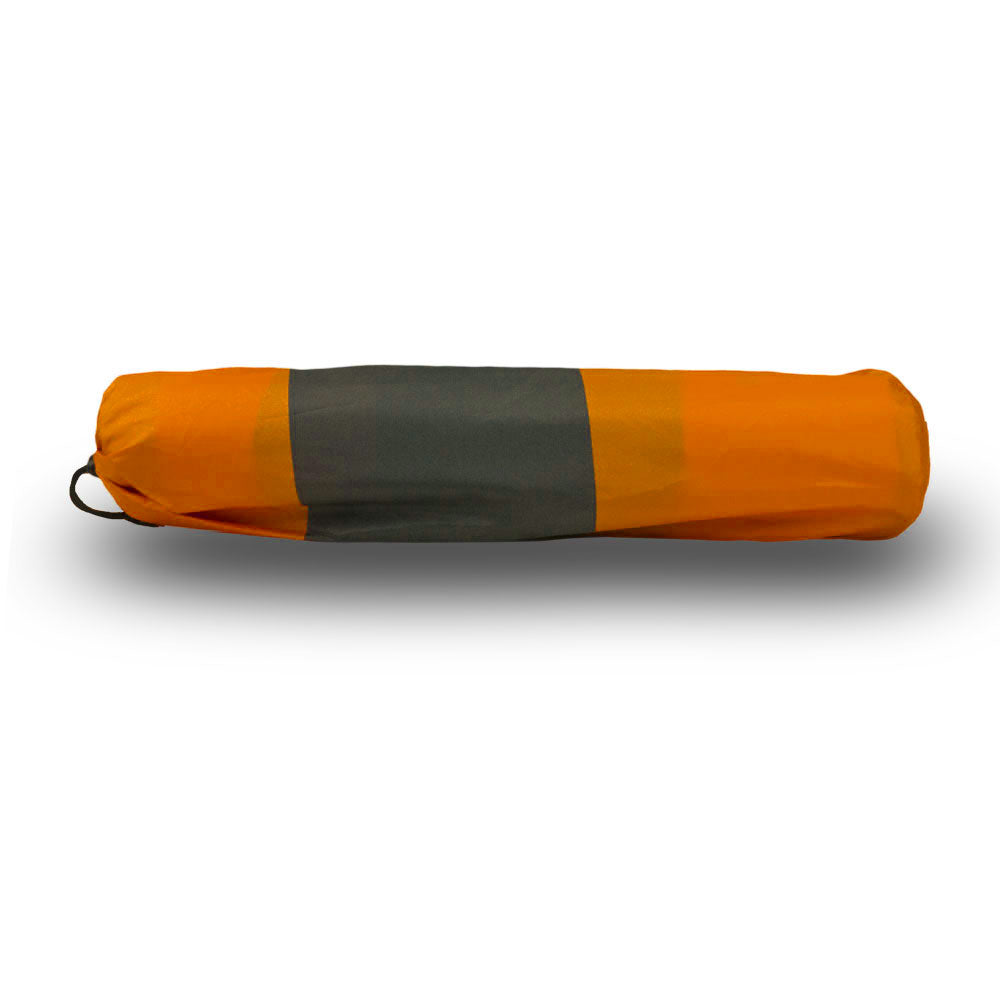 Inflatable Mattresses: Double Self Inflating Mattress Sleeping Mat Air Bed Camping Hiking Joinable - orange