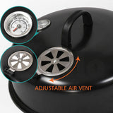 BBQ Tools: NEW 3in1 Portable Charcoal Vertical Smoker BBQ Roaster Grill Steel Water Steamer