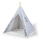 Pretend Play: Giant Cotton Canvas Kids Teepee Wigwam Children Pretend Play Tent Indoor Outdoor Party - navy