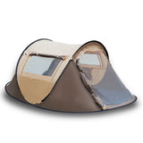 Tents: Waterproof Instant Up Beach Camping Tent 3 Person Pop up Tents Family Hiking Dome