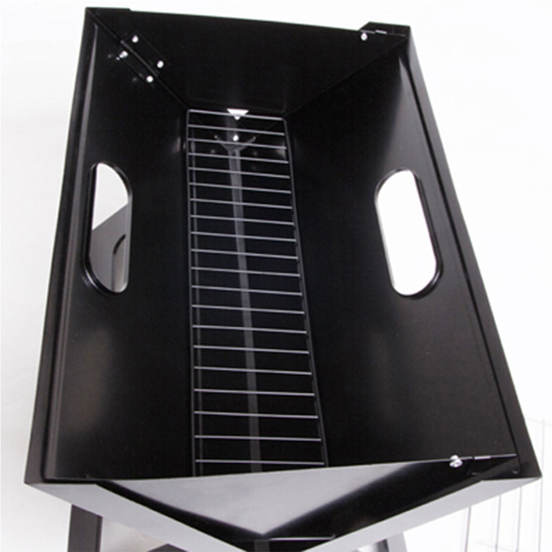 BBQ Tools: Portable Notebook Grill Foldable Folding Charcoal BBQ Camping Picnic Barbecue