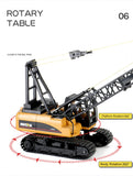 Ride On Cars: Huina RC CRANE 1:14 2.4Ghz Construction Tower Excavator Truck Toy Kids Boys Gift