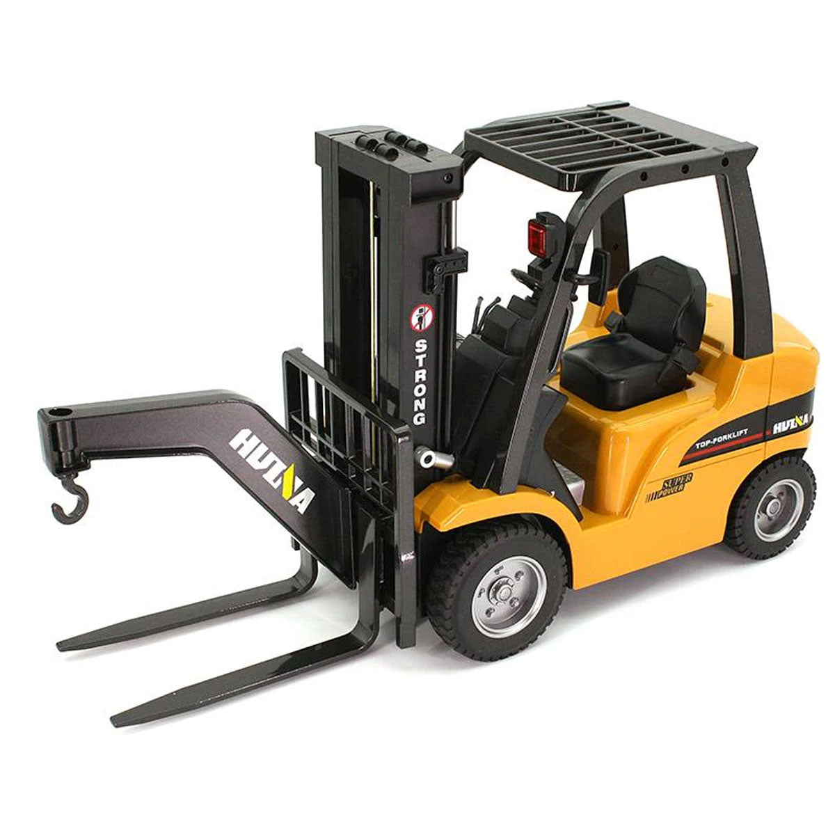 Ride On Cars: Huina 1/10 RC ForkLift Industrial Construction Engineering Vehicle Toy Trailer