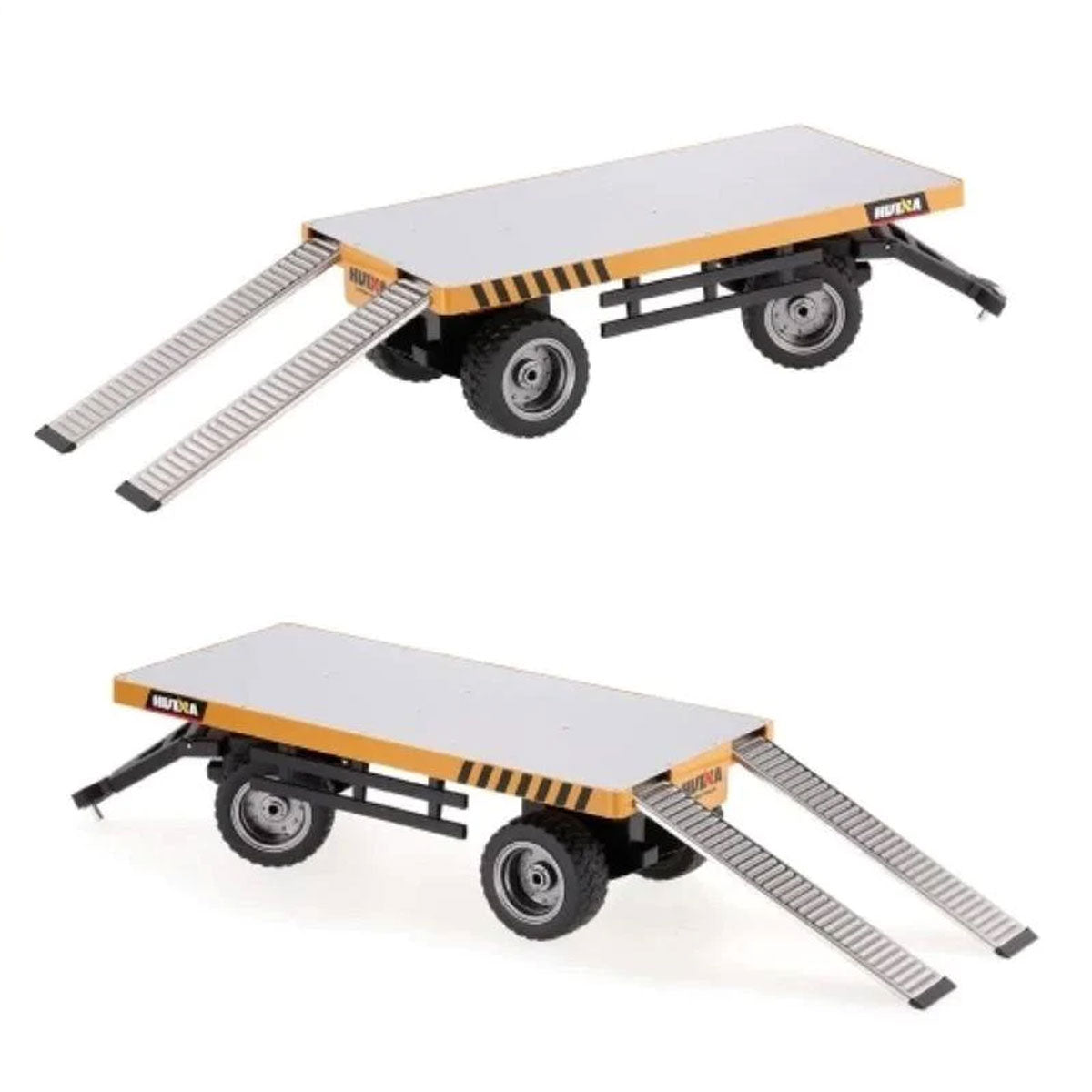 Ride On Cars: Huina 1/10 RC ForkLift Industrial Construction Engineering Vehicle Toy Trailer