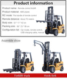 Ride On Cars: Huina 1/10 RC 8CH ForkLift Excavator Industrial Construction Engineering Vehicle Truck Kids Adult Toys alloy