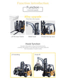 Ride On Cars: Huina 1/10 RC 8CH ForkLift Excavator Industrial Construction Engineering Vehicle Truck Kids Adult Toys alloy