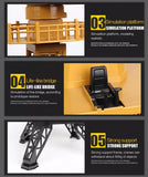 Ride On Cars: HUINA 1/14 12CH RC Alloy Tower Crane Engineering Construction Vehicle Toy Kids Car