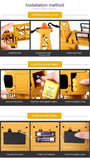 Ride On Cars: HUINA 1/14 12CH RC Alloy Tower Crane Engineering Construction Vehicle Toy Kids Car