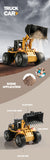 Ride On Cars: HUINA 1/18 6CH RC Alloy Construction Loader Bulldozer Engineering Vehicle Toy