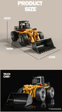 Ride On Cars: HUINA 1/18 6CH RC Alloy Construction Loader Bulldozer Engineering Vehicle Toy