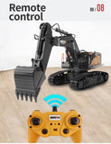 Ride On Cars: HUINA 1/14 22CH RC Alloy Excavator Construction Engineering Vehicle Toy Gift