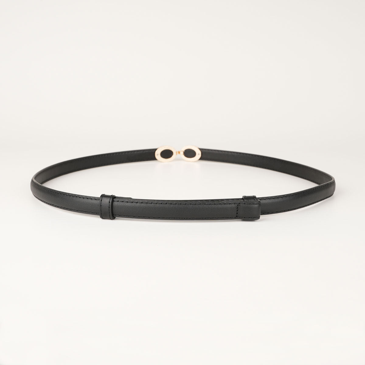 Women's Activewear: Peroz Yara Women's Black Adjustable Leather Belt