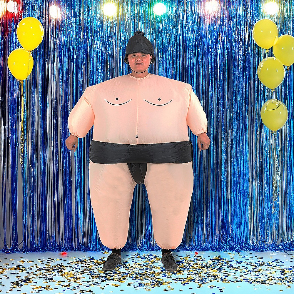 Costumes & Accessories: SUMO Fancy Dress Inflatable Suit -Fan Operated Costume
