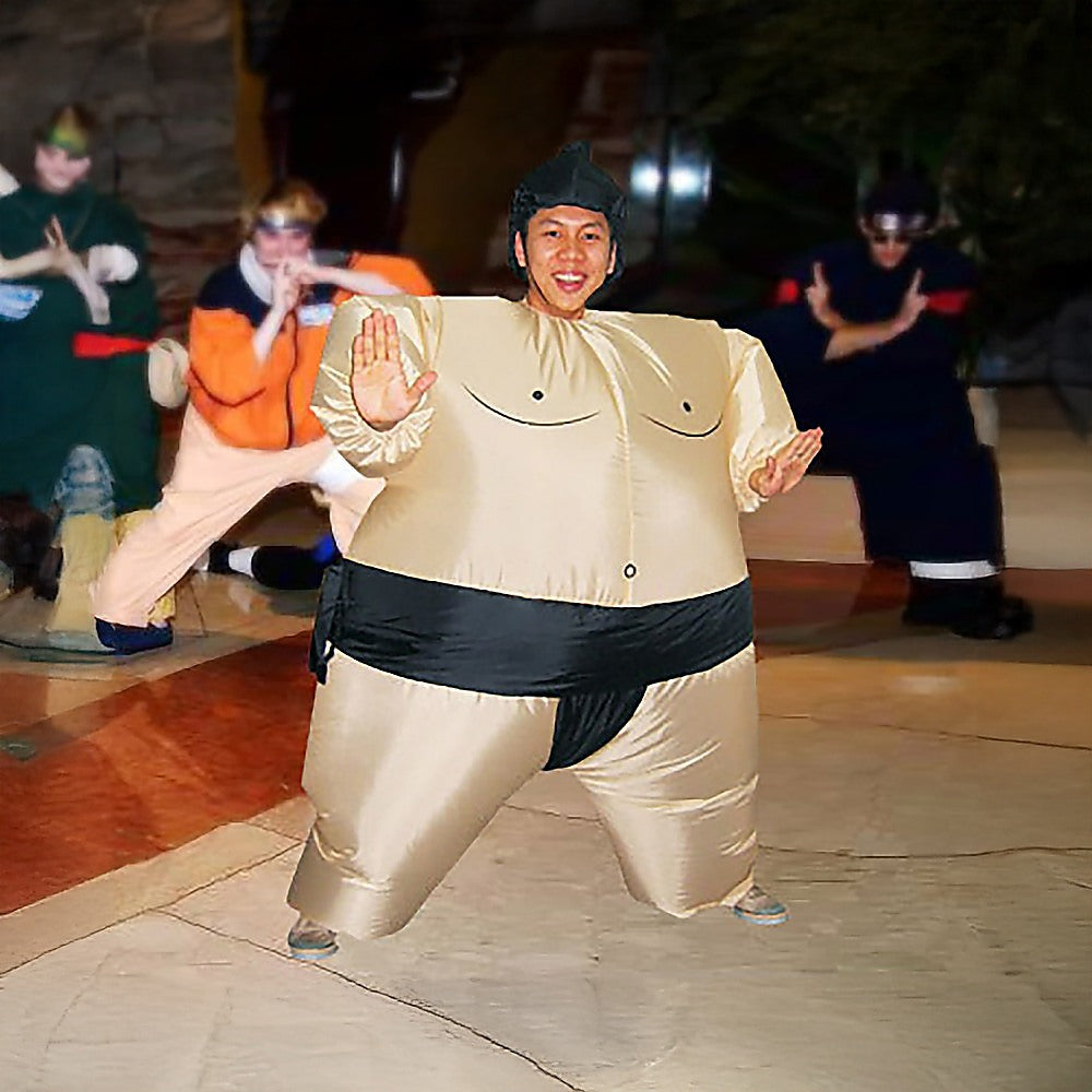 Costumes & Accessories: SUMO Fancy Dress Inflatable Suit -Fan Operated Costume