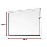 120" Electric Motorised Projector Screen TV +Remote