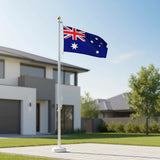 Canopies & Gazebos: 6.0m Flag Pole Full Set / Kit w Australian Flag