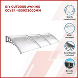DIY Outdoor Awning Cover -1000x3000mm