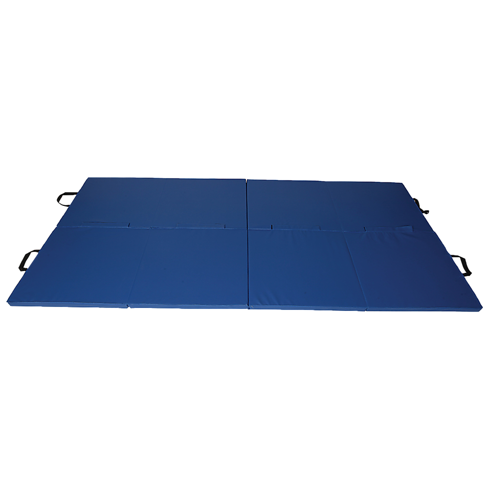 Yoga & Pilates: Folding Blue Exercise Mat  Gymnastics, Martial Arts, Yoga, Karate & Judo Training