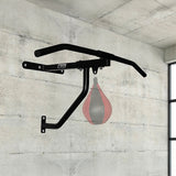 Boxing & Martial Arts: Wall Chin Up & Pull Up Bar with Punching Bag and Speedball Station Combo