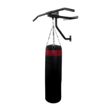 Boxing & Martial Arts: Wall Chin Up & Pull Up Bar with Punching Bag and Speedball Station Combo