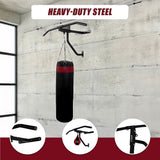 Boxing & Martial Arts: Wall Chin Up & Pull Up Bar with Punching Bag and Speedball Station Combo