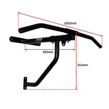 Boxing & Martial Arts: Wall Chin Up & Pull Up Bar with Punching Bag and Speedball Station Combo