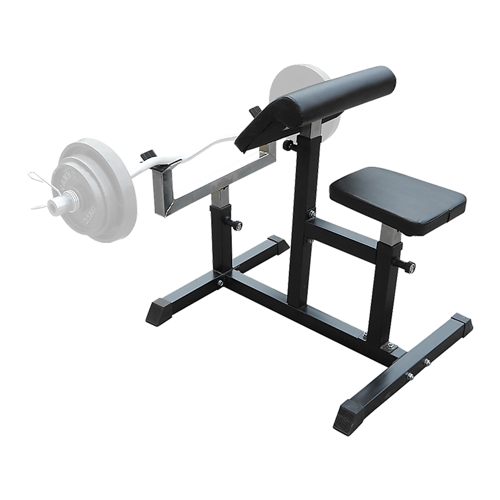 Gym Equipment & Accessories: Preacher Curl Bench  Commercial Weight Bench for Bicep and Arm Workouts