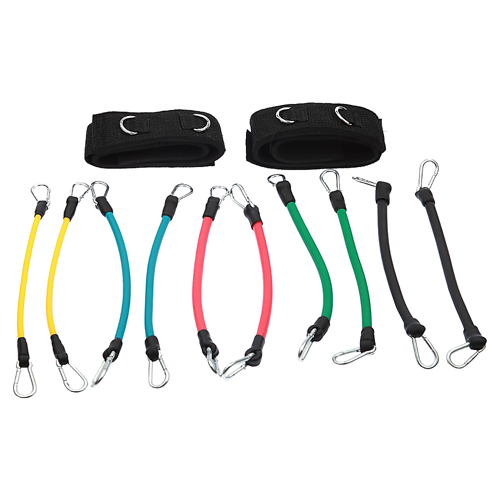 Gym Equipment & Accessories: 13PC Resistance Bands Set  Fitness Exercise Tubes with Handles & Leg Bands