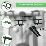 Gym Equipment & Accessories: Professional Doorway Pull Up Bar  Chin Up Gym Exercise Bar for Home Workouts